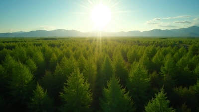 Aerial View of Dense Green Forest Under Sunlight