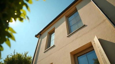 Beige House Exterior With Architectural Details