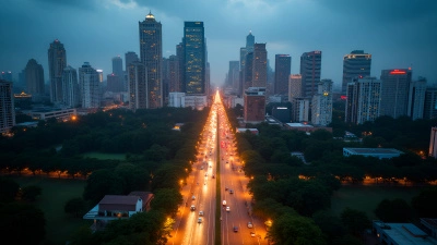 Bird’s Eye View Of Vibrant Urban Area