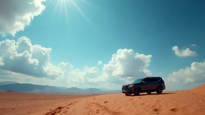 Black SUV On Expansive Sandy Terrain