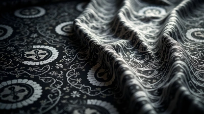 Black and White Geometric Textile Patterns