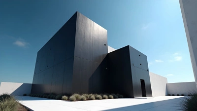 Black and White Modern Building Under Blue Sky