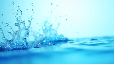 Blue And White Water Splash Motion