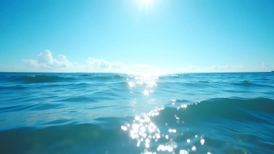 Bright Daytime Seascape With Calm Ocean Waves