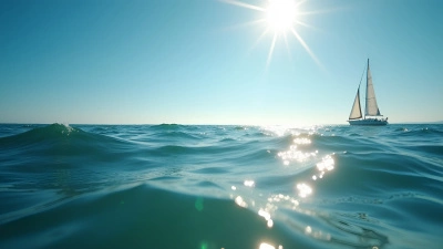 Bright Daytime Seascape With Gentle Rolling Waves