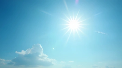Bright Sunlight Casting Soft Shadows Under Clear Blue Sky