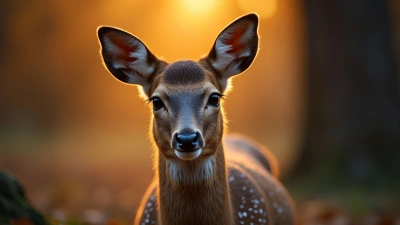 Brown Deer Close-Up With Expressive Eyes