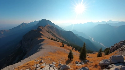 Brown Mountain Landscape With Rugged Rocky Slopes