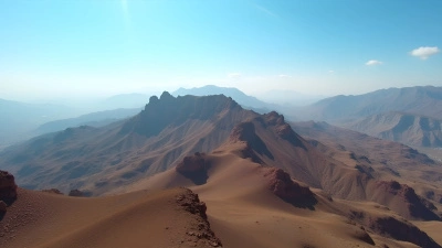 Brown Mountain Range With Rugged Peaks