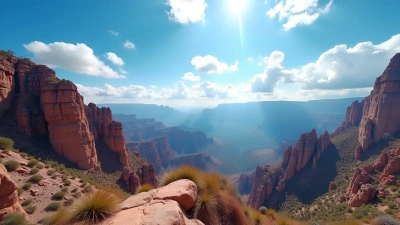 Brown Rocky Mountain Landscape Under Blue Sky