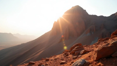 Brown Rocky Mountain With Rugged Textures
