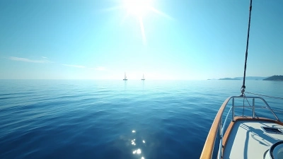Calm Blue Water View From Boat Deck