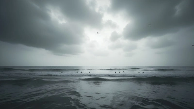 Calm Ocean With Gentle Waves Under Cloudy Sky