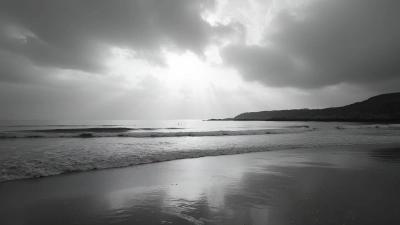 Calm Sea With Gentle Waves Under Cloudy Sky
