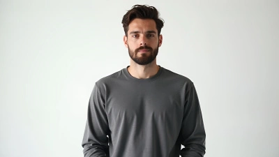 Casual Men’s Grey Long-Sleeved Shirt Comfortable Fit