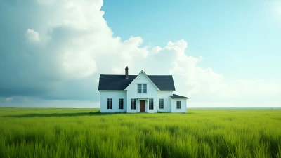 Classic White House With Large Windows