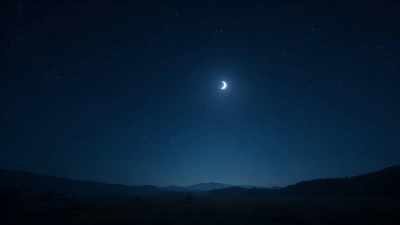 Clear Night Sky With Bright Twinkling Stars