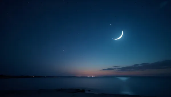Clear Night Sky With Twinkling Stars