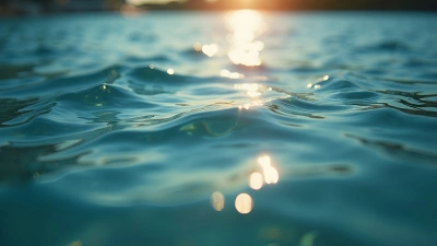 Clear Rippling Water Surface Reflecting Sunlight