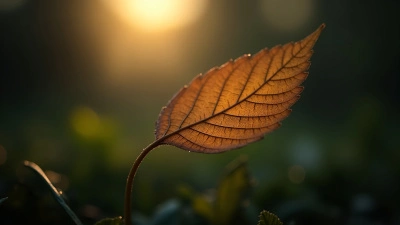 Close-Up Of Dry Leaf Veins Detail