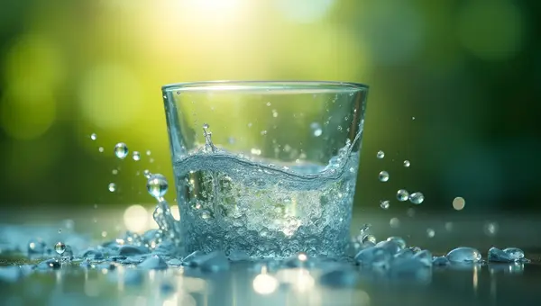Close-Up Transparent Glass Pane With Water Droplets