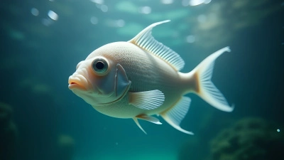 Close-Up White Gray Fish in Clear Water