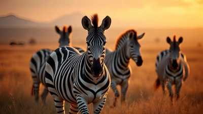 Close-Up Zebra Stripes In Savanna