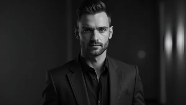 Confident Man in Tailored Suit Portrait