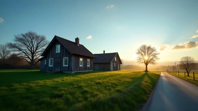Cozy House Near Rustic Wooden Shed on Green Grass