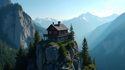 Cozy Wooden House on Mountain Peak