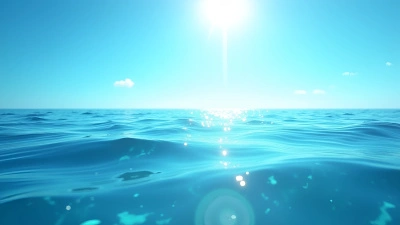Crystal Clear Blue Sea with Gentle Waves