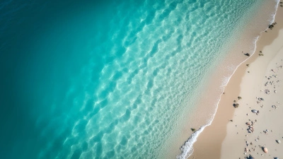 Crystal Clear Shallow Water With Blue Ripples
