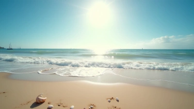 Daytime Seashore With Gentle Waves And Sailboats