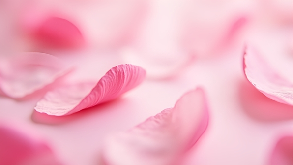 Delicate Pink Flower Petals Close-Up