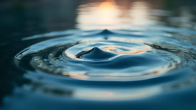 Delicate Water Ripples On Calm Surface
