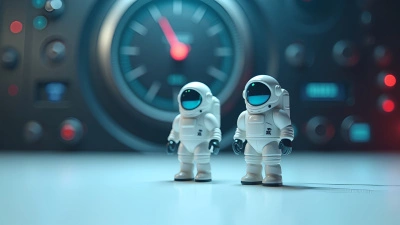 Detailed Spacesuit Figurines Close-Up On White Surface
