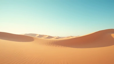 Golden Sand Dunes Desert Landscape Wallpaper