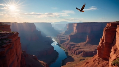 Grand Canyon Landscape With Colorado River View
