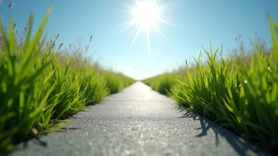 Gray Concrete Pathway Amid Green Grass