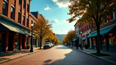 Historic Downtown Pottstown Brick Streets And Shops
