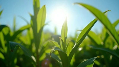 Lush Green Plants In Bright Daylight