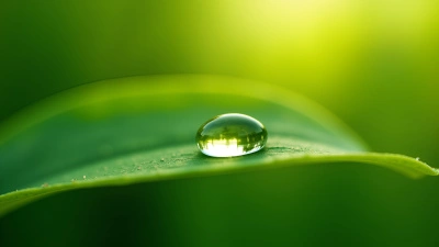 Macro Close-Up Of Water Droplet On Leaf