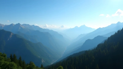 Majestic Mountains With Lush Green Forests