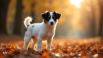 Medium-Sized Dog With Black And White Coat Outdoors