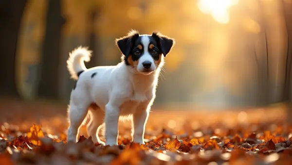 Medium-Sized Dog With Black And White Coat Outdoors