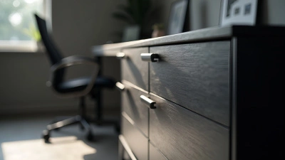 Minimalist Black And White Wooden Cabinet For Modern Storage