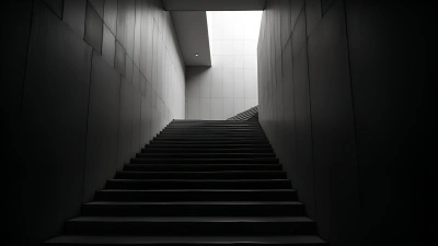 Minimalist Staircase Design With Geometric Patterns