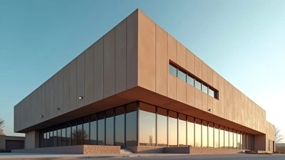 Modern Brown Building With Large Windows