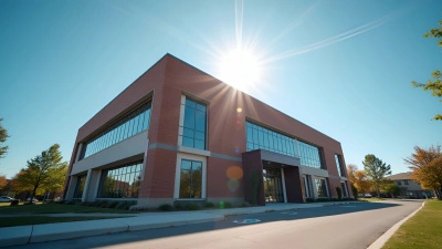 Modern Brown White Concrete Building Design