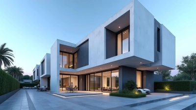 Modern White And Black Concrete Building Design